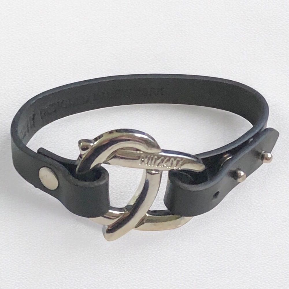 NIMANY Berlin Black Leather Bracelet